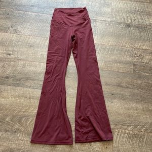 Aerie crossover flare leggings